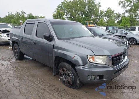 2010 Honda Ridgeline Rt from USA, damaged, VIN 5FPYK1F22AB001981